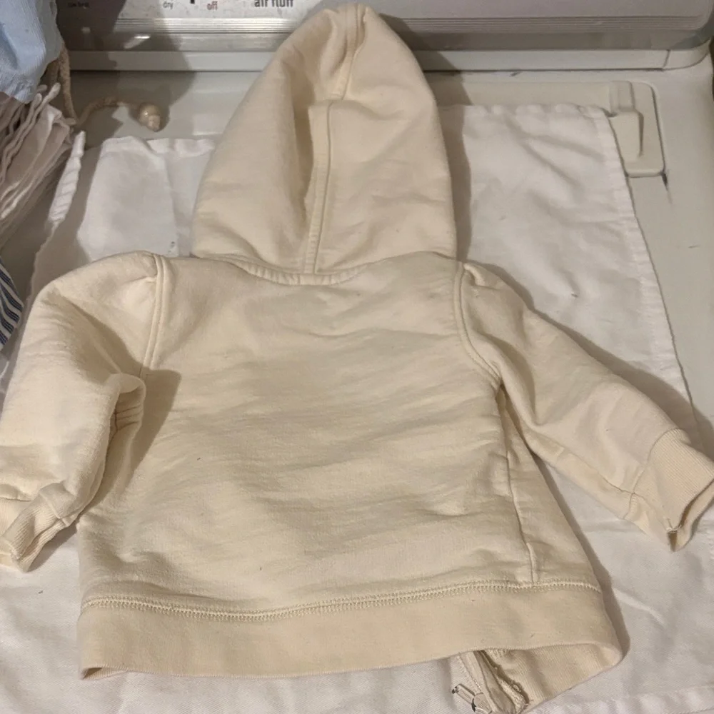Ralph Lauren Off-White Kids Hoodie with Embroidered Crest 9m